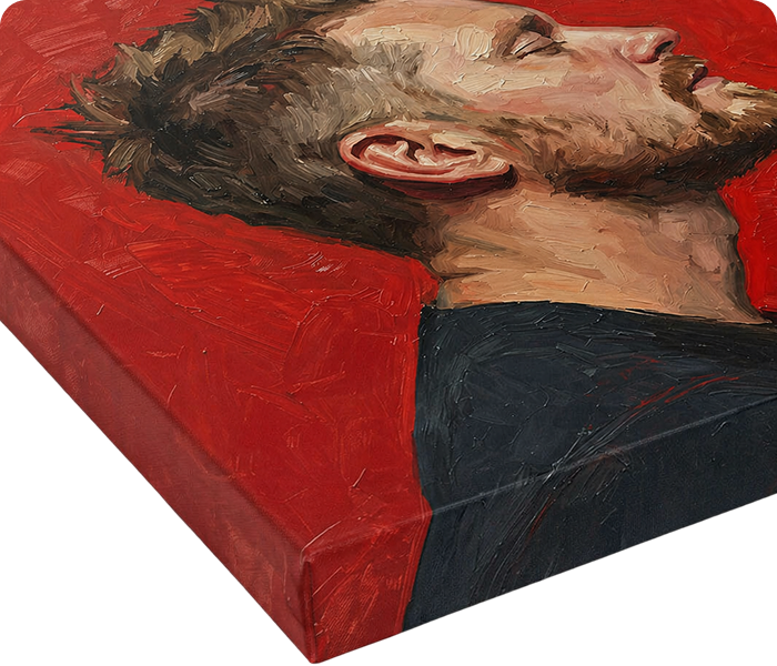 Your artwork on large canvas